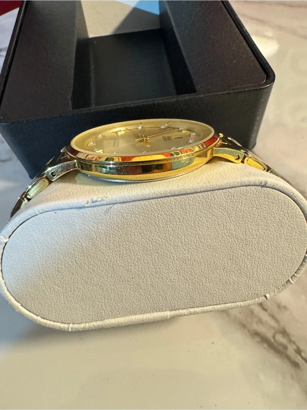 Citizen Gold Men's Dress Watch with Crystal Markers BI5012-53Q